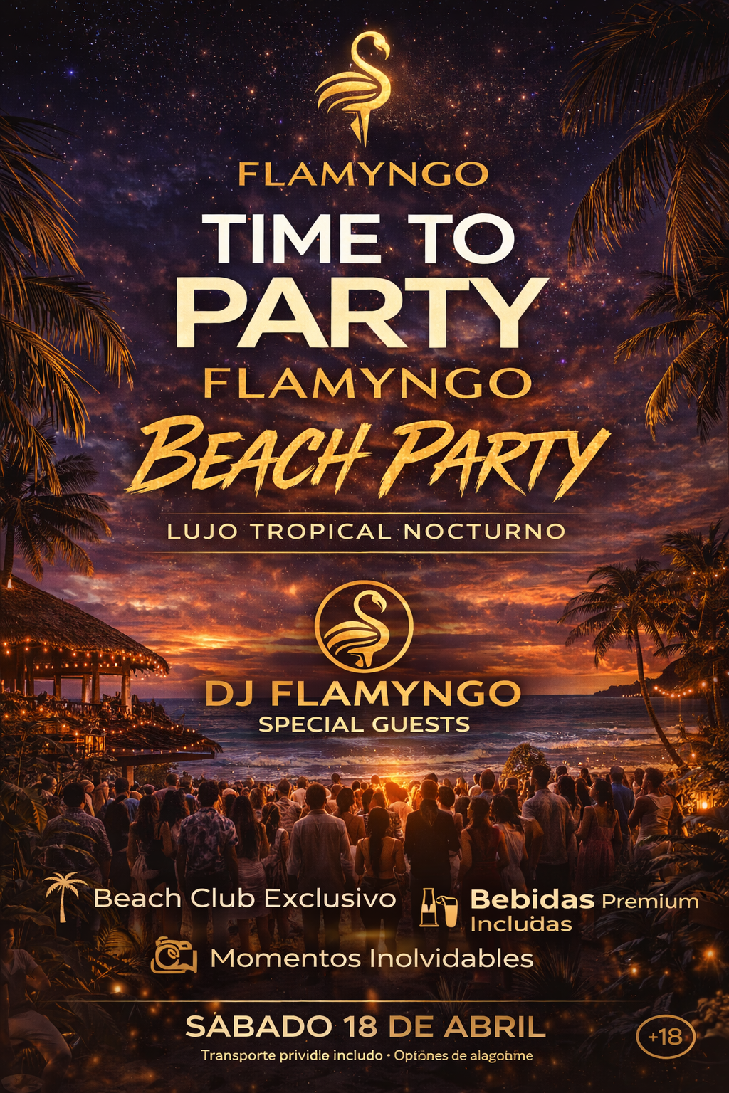 FLAMYNGO BEACH PARTY