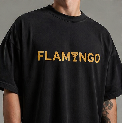 Camiseta "NO SLEEP / ALL NIGHT" FLAMYNGO